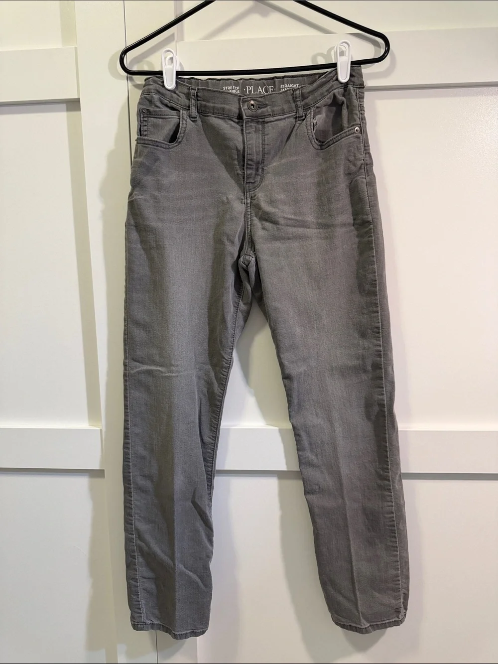 The Children’s Place Boy’s Straight Gray Jeans